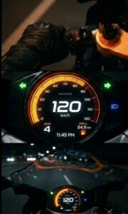 digital speedometer display